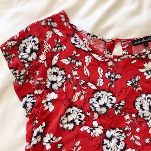 Ava Christine red floral